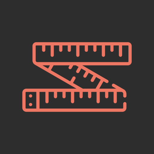 Body tracking measurements icon